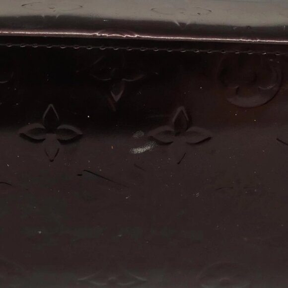 LOUIS VUITTON Monogram Vernis Reade PM Hand Bag Amarante - Picture 9 of 16